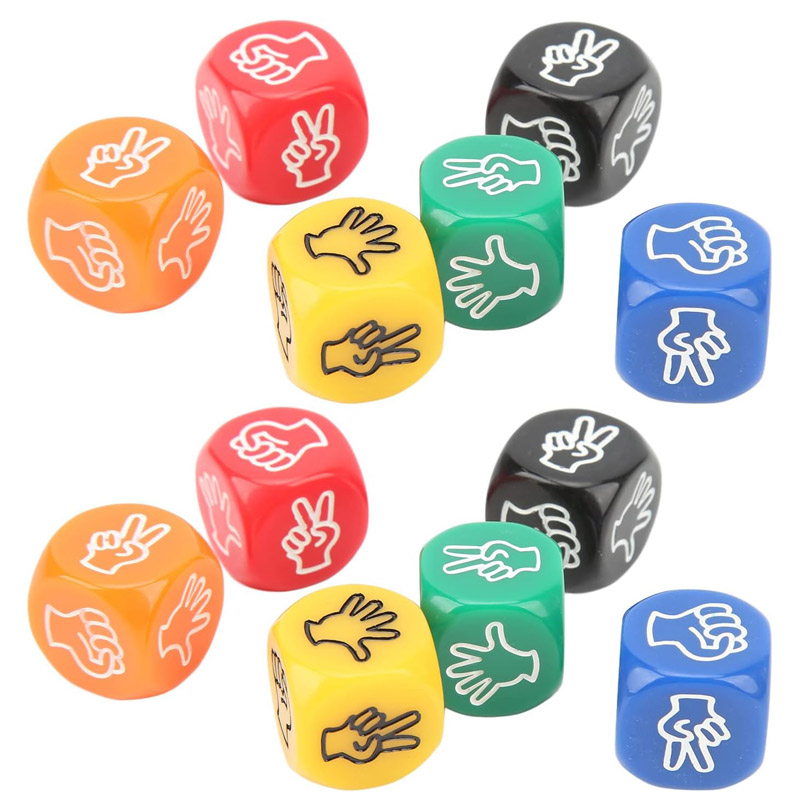 5PCS Finger Guessing Game Dice - đánh giá và giá Party Games For 17 Year Olds