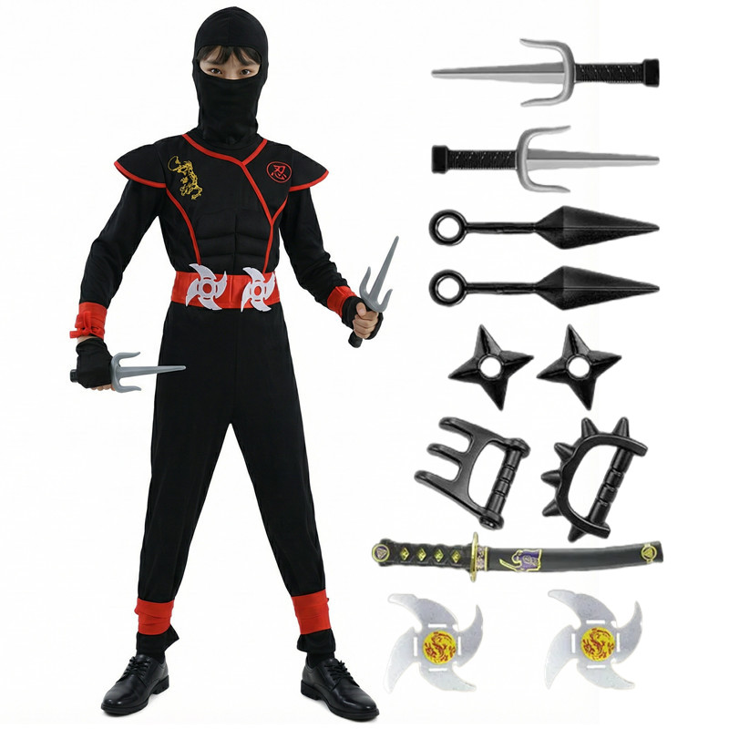 Black and Blue Ninja Costume f - đánh giá và giá Party Games Girls