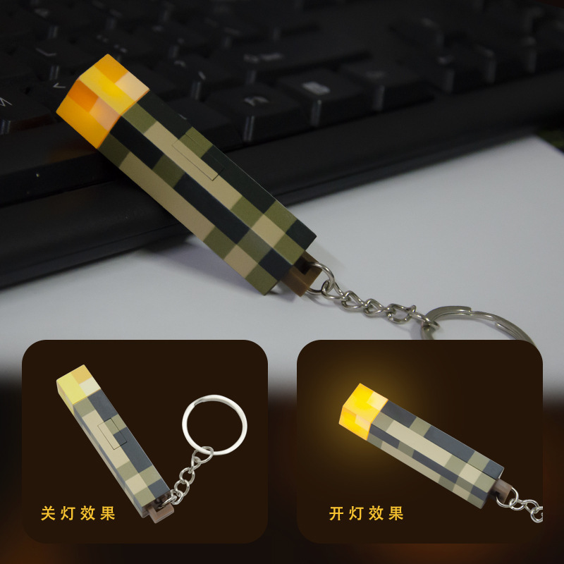 Mini Flashlight Torch Keychain - đánh giá và giá Party Games Minecraft