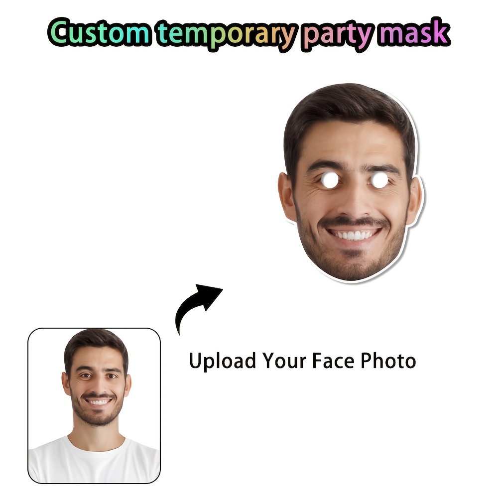 Custom Photo Face Mask Persona - đánh giá và giá Party Games Bachelorette