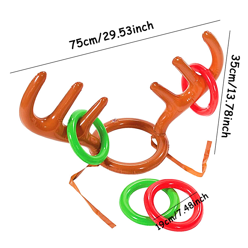1set Inflatable Reindeer Antle - đánh giá và giá Party Games No Supplies