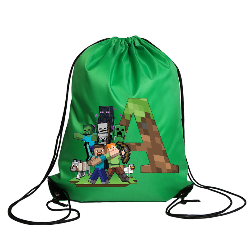New Minecrafted Drawstring Bag - đánh giá và giá Party Games Minecraft