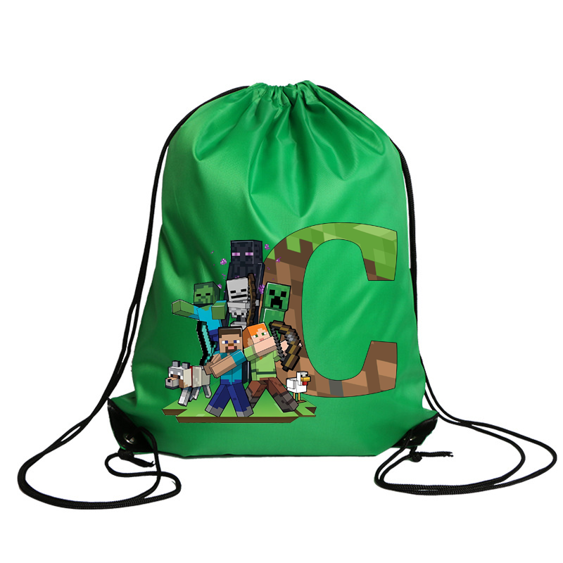 New Minecrafted Drawstring Bag - đánh giá và giá Party Games Minecraft