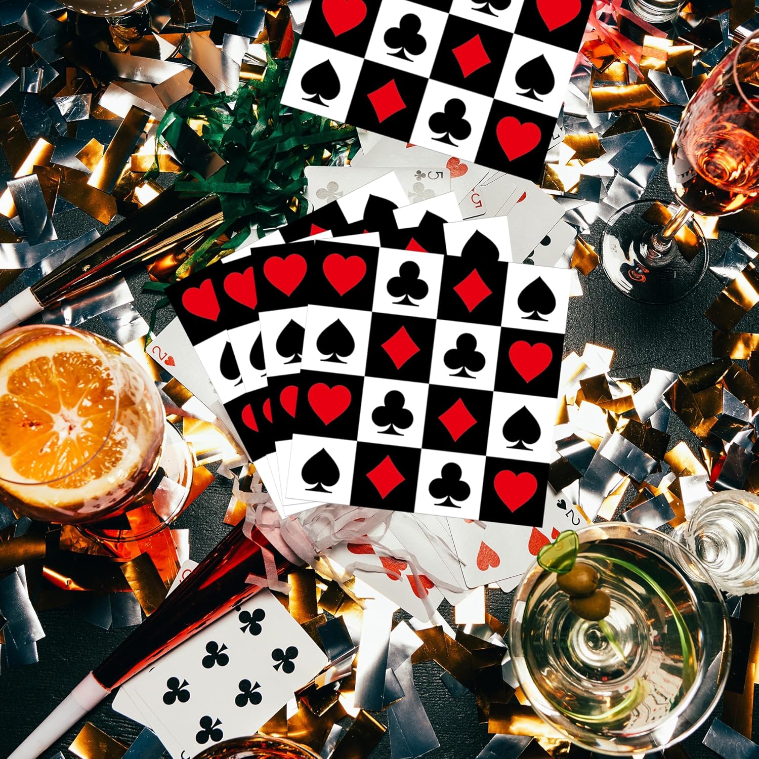 20/40/60/80 PCS Casino Theme P - đánh giá và giá Party Games No Supplies