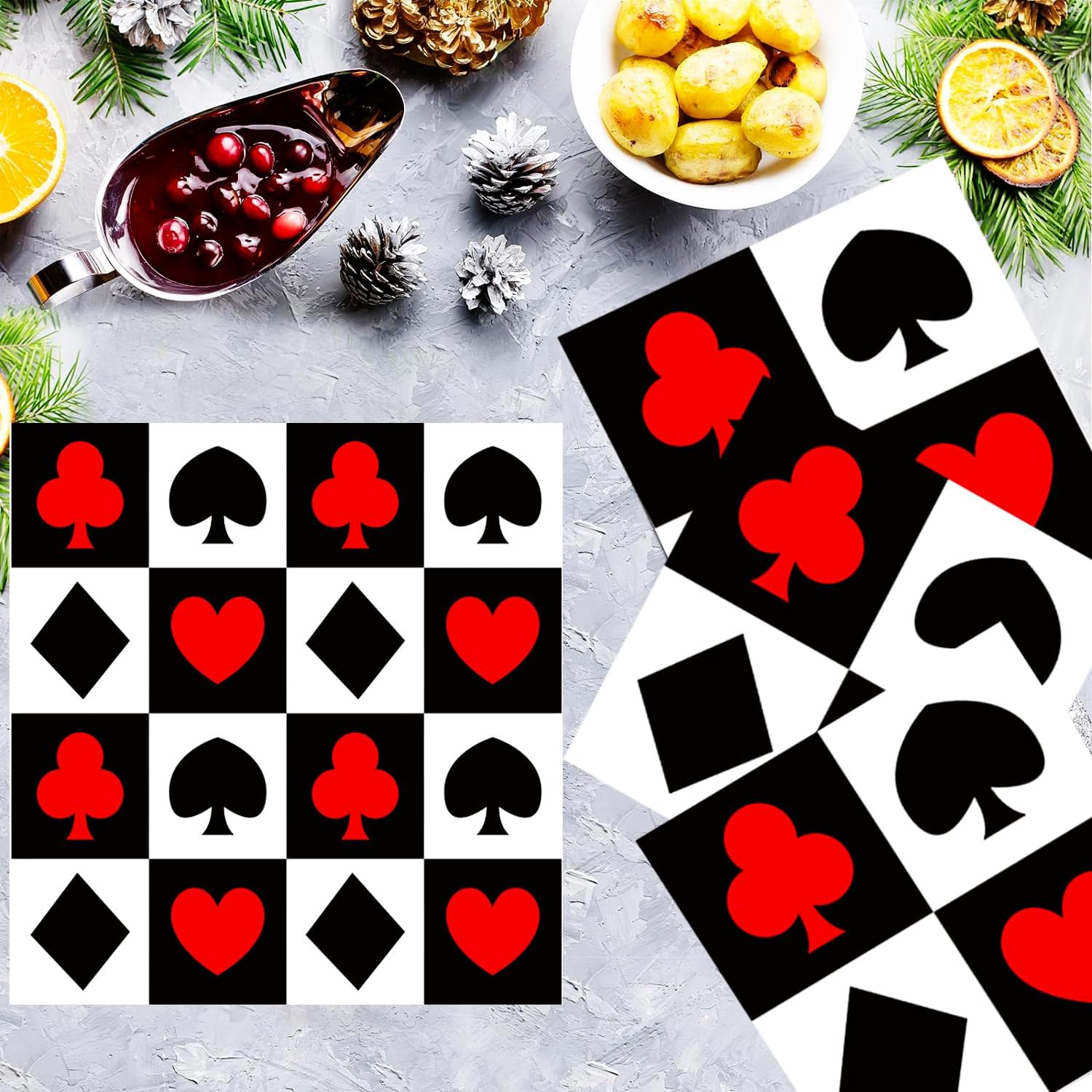 20/40/60/80 PCS Casino Theme P - đánh giá và giá Party Games No Supplies