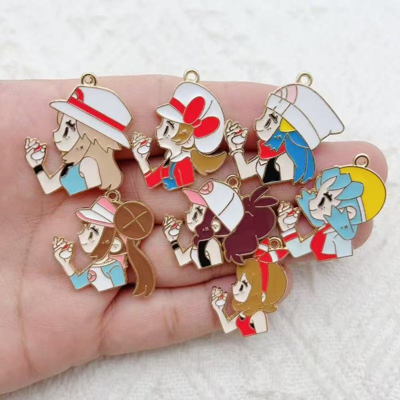 10pcs Cartoon Girl Drip Oil Al - đánh giá và giá Party Games Girls