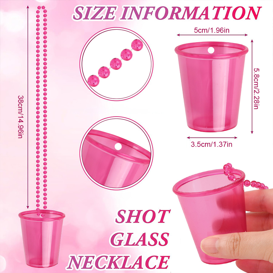 12pcs Beaded Necklace Plastic  - đánh giá và giá Party Games Bachelorette