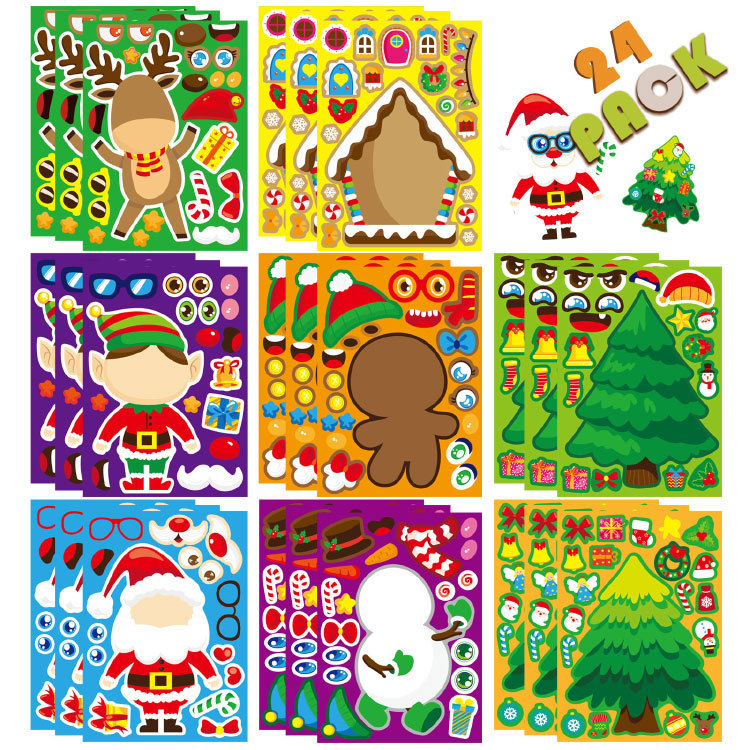 Kawaii Christmas Puzzle Sticke - đánh giá và giá Party Games Instagram