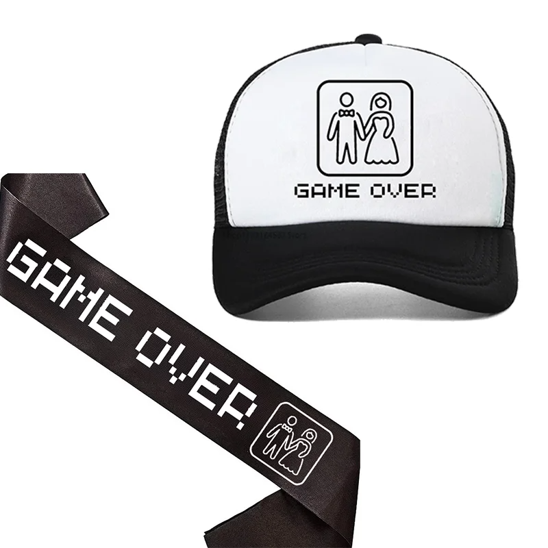 Groom To Be Sash Game Over Hat - đánh giá và giá Party Games Bachelorette