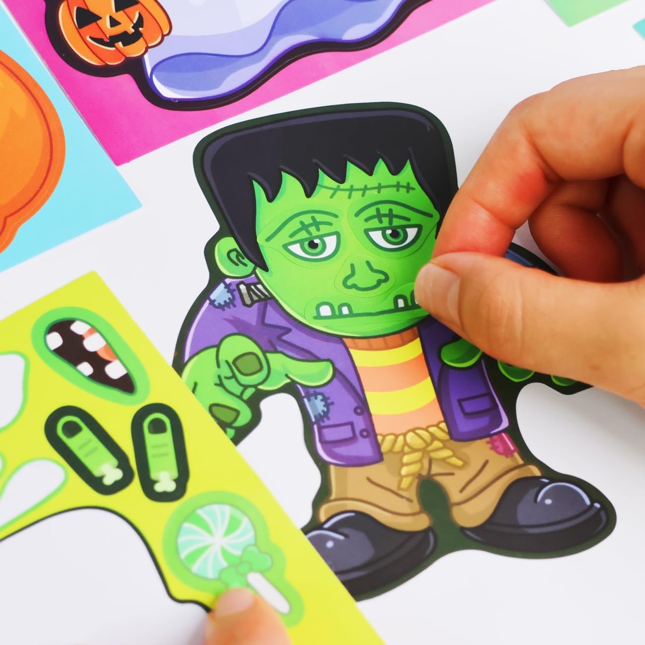 8~40Sheets Halloween Stickers  - đánh giá và giá Party Games No Supplies