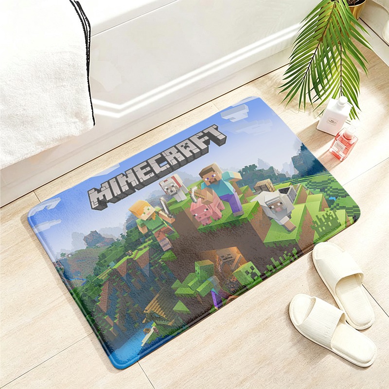 Minecrafted Flannel Floor Mats - đánh giá và giá Party Games Minecraft