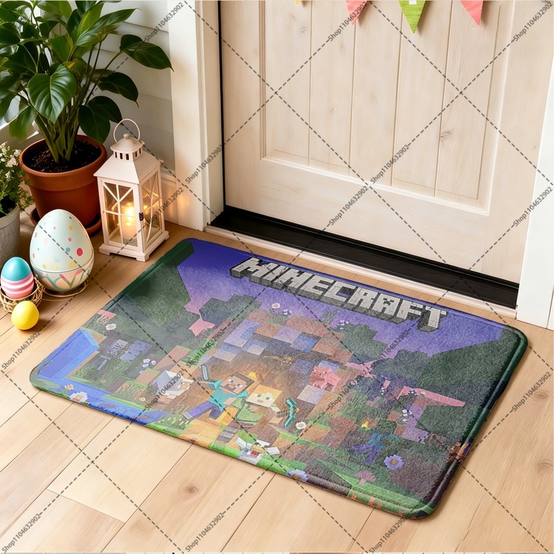 Minecrafted Flannel Floor Mats - đánh giá và giá Party Games Minecraft