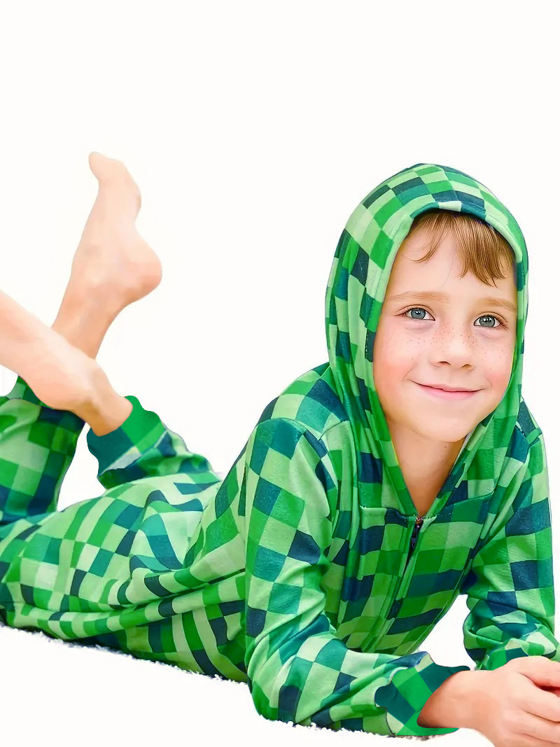 Creeper costume Carnival Boys' - đánh giá và giá Party Games Minecraft