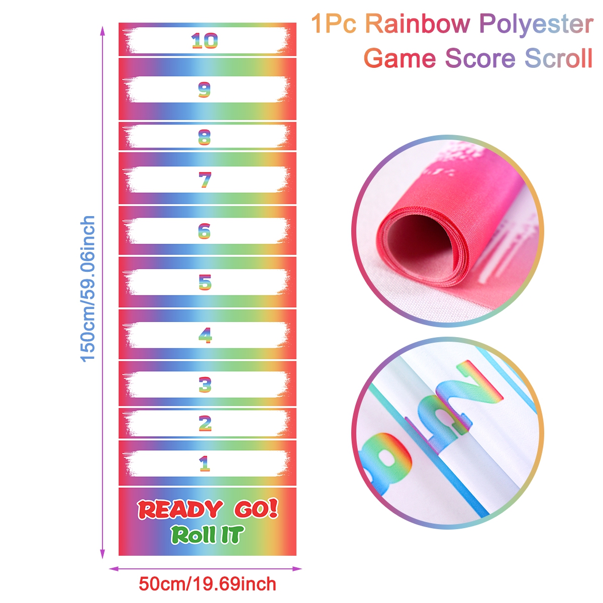 1pc Rainbow Scroll Scoring Gam - đánh giá và giá Party Games No Supplies