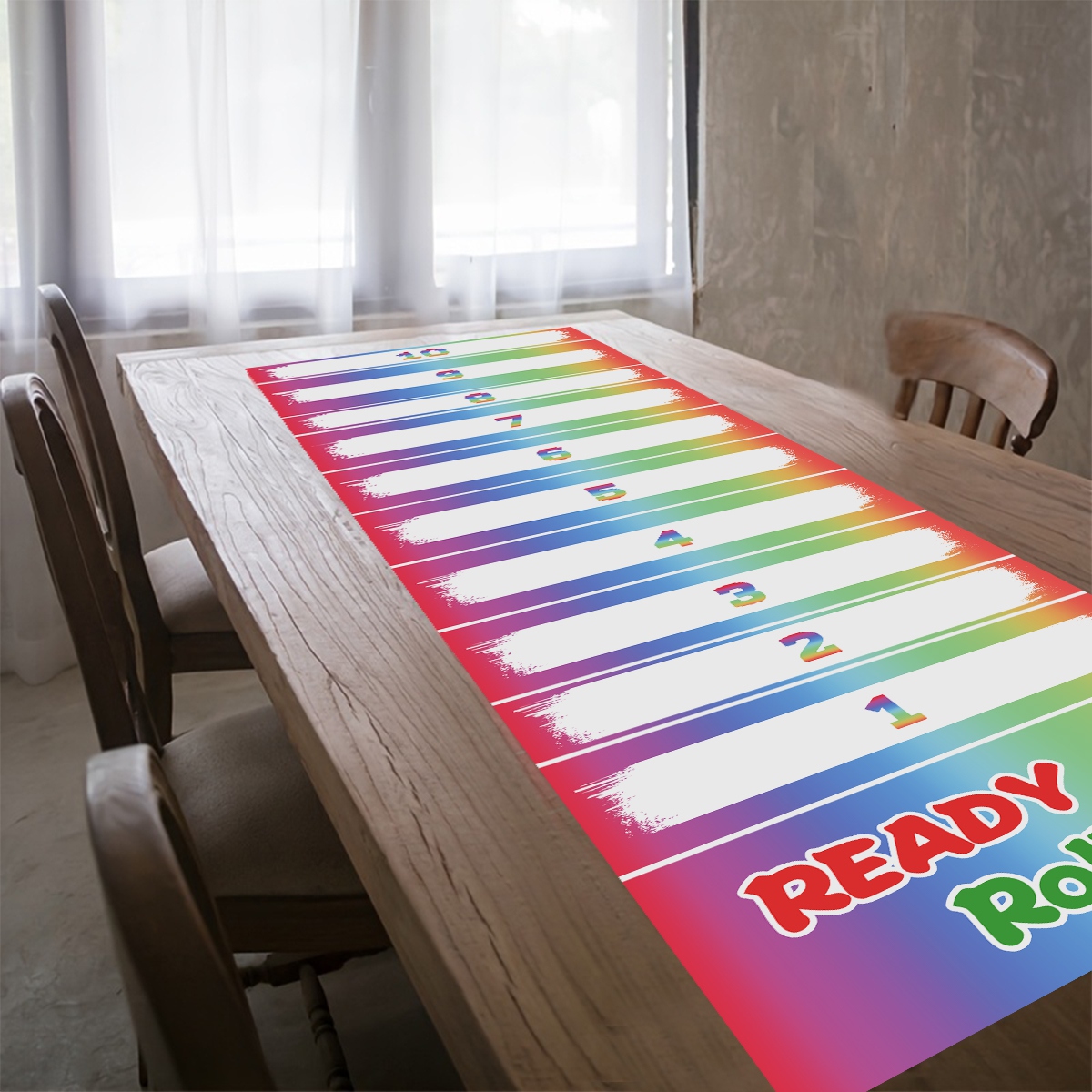 1pc Rainbow Scroll Scoring Gam - đánh giá và giá Party Games No Supplies