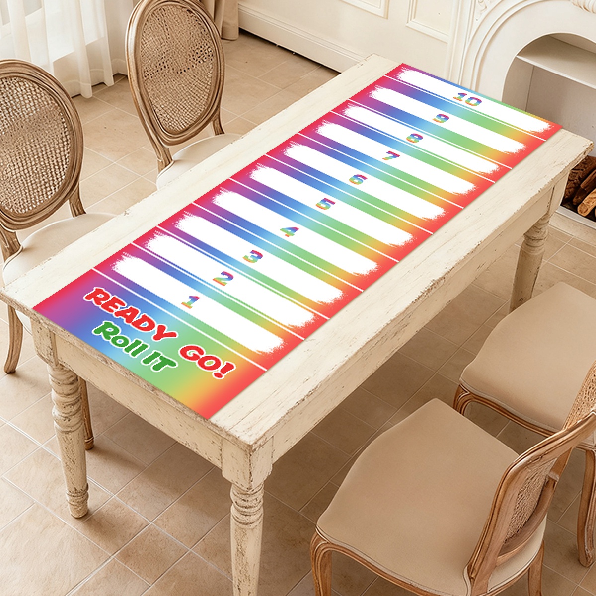 1pc Rainbow Scroll Scoring Gam - đánh giá và giá Party Games No Supplies
