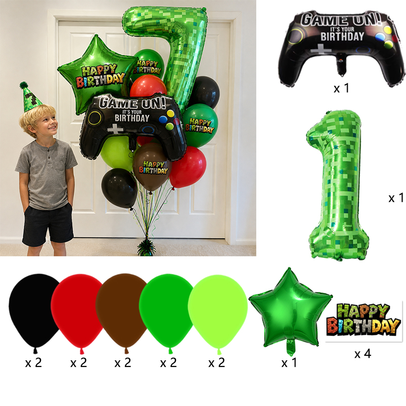 Pixel Miner Number Foil Balloo - đánh giá và giá Party Games Minecraft