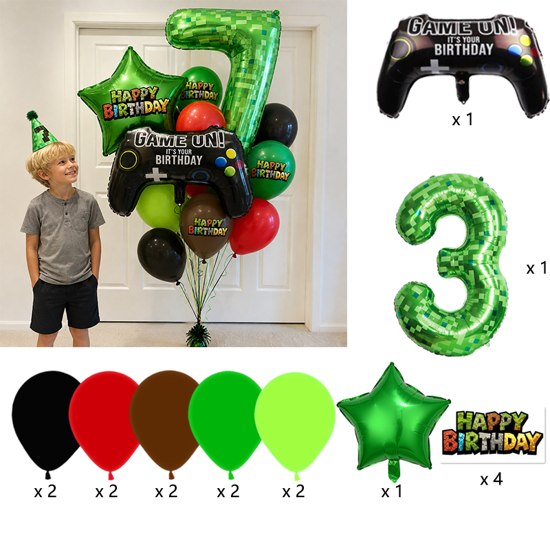 Pixel Miner Number Foil Balloo - đánh giá và giá Party Games Minecraft