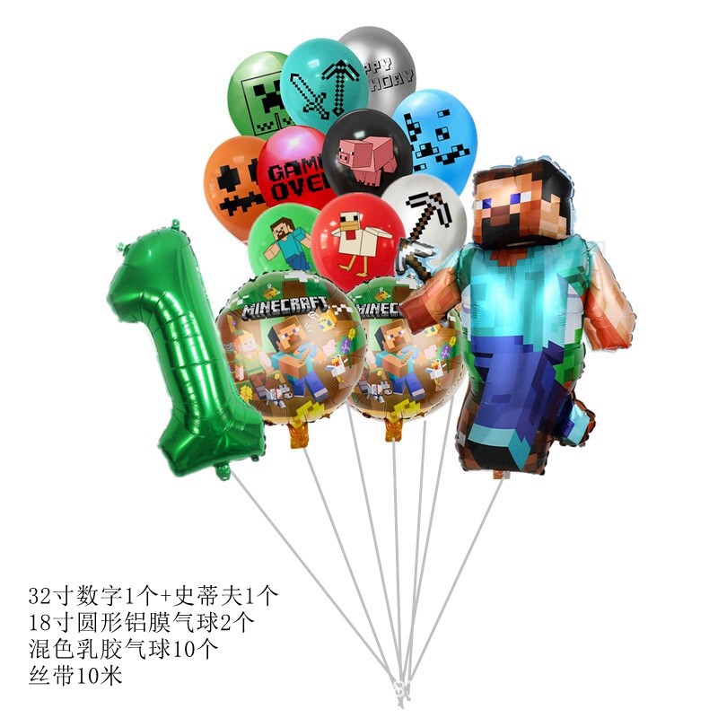 14pcs for Minecrafte Pixel Bal - đánh giá và giá Party Games Minecraft