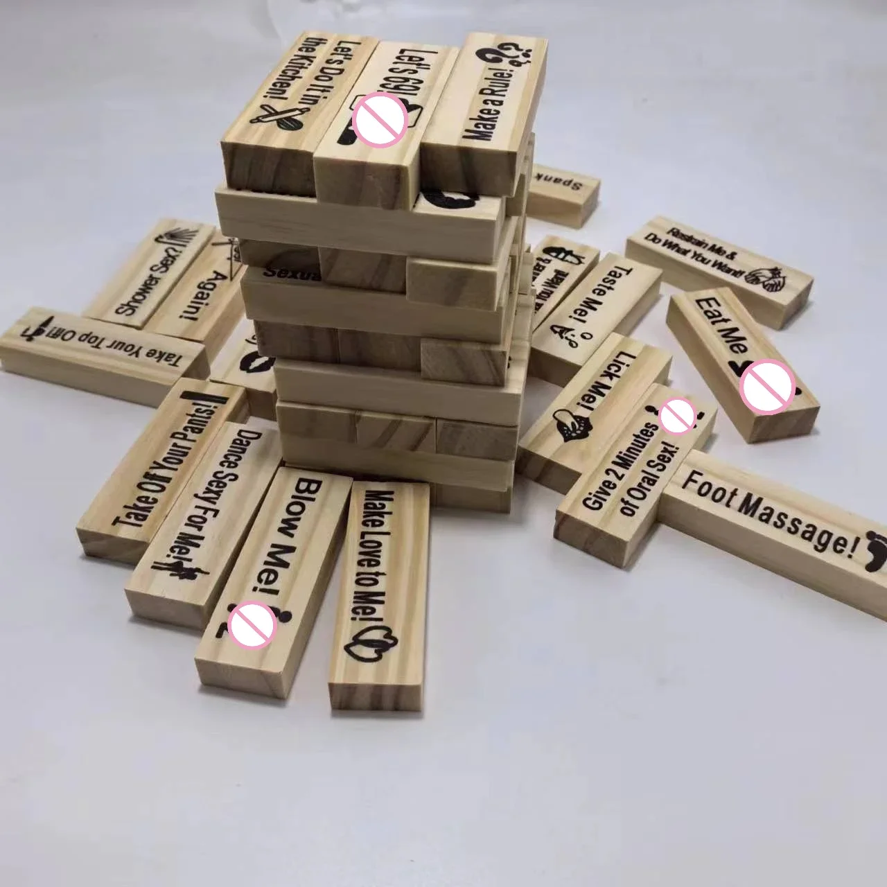 Block Tower Game Couple Activi - đánh giá và giá Party Games Ideas For Adults