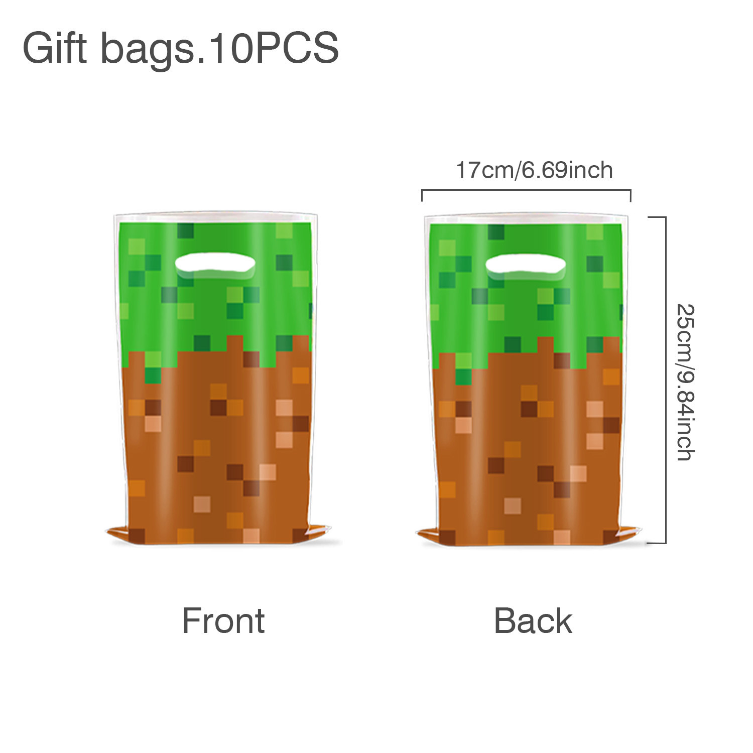 Minecraft Themed Plastic Gift  - đánh giá và giá Party Games Minecraft