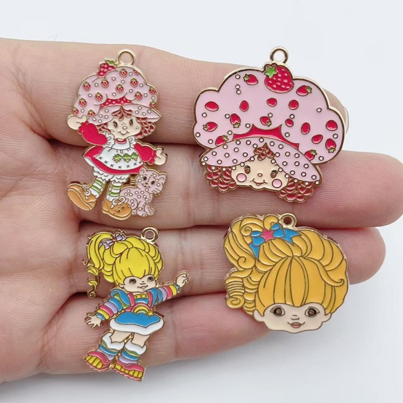 10pcs Cute Little Girl Enamel  - đánh giá và giá Party Games Girls