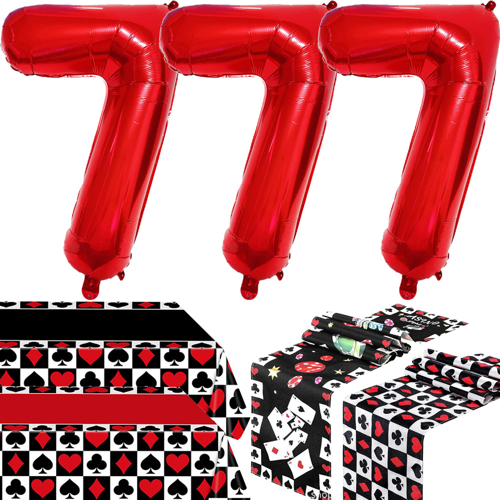 Poker Casino Decorations Table - đánh giá và giá Party Games No Supplies